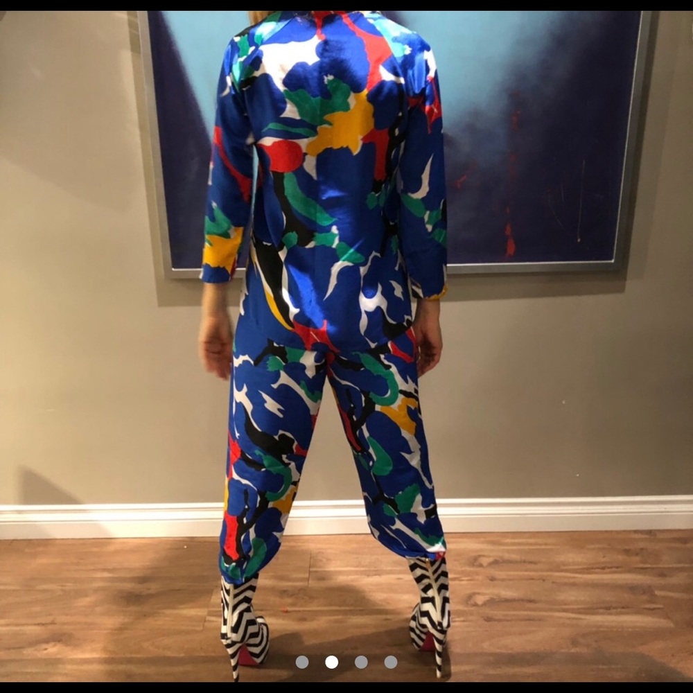 🔺SOLD🔺Vintage 2 piece printed pants - Picture 2 of 3